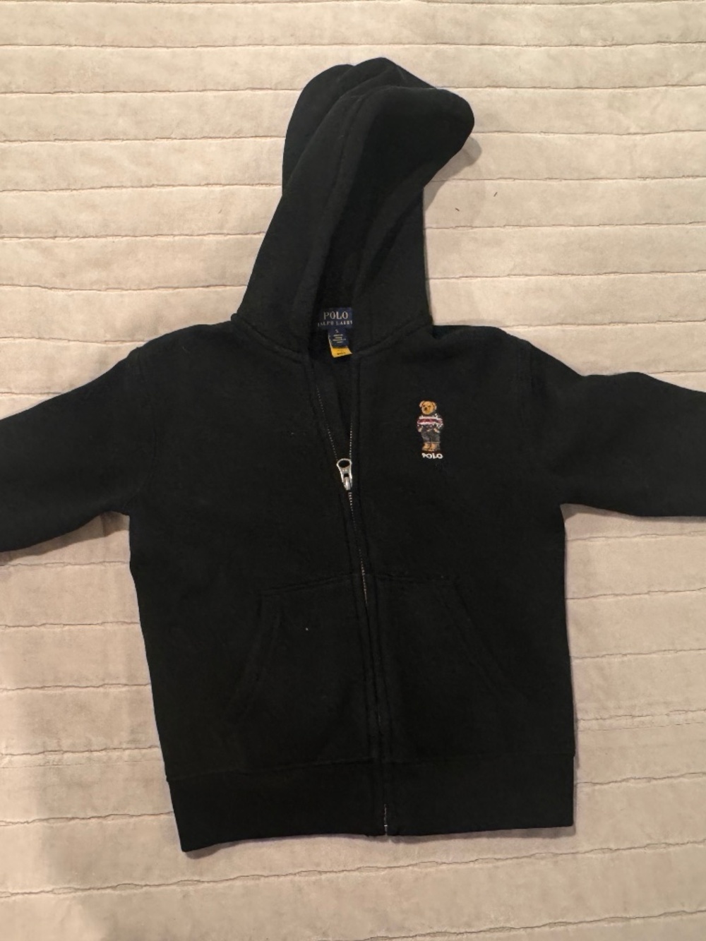 Ralph Lauren black zip up hoodie